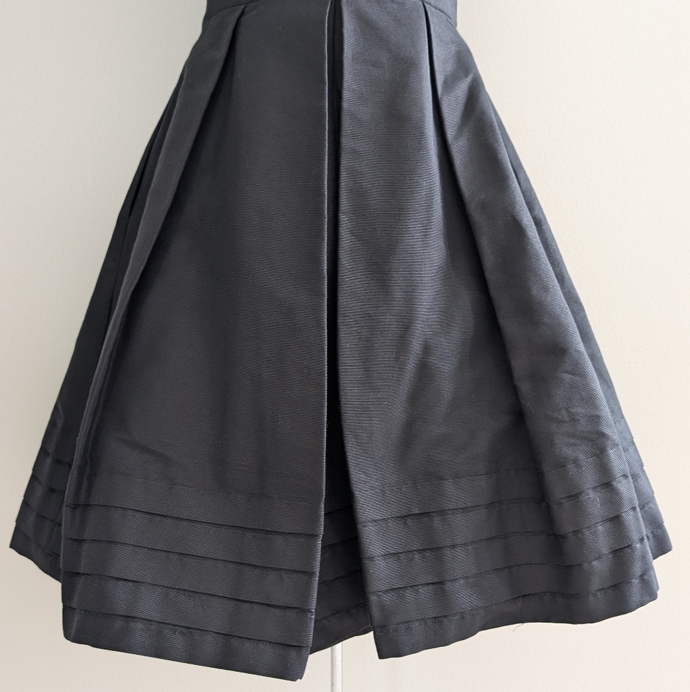 Kate Spade Silk Cotton Pleated Hem Dress - Picture 10 of 16